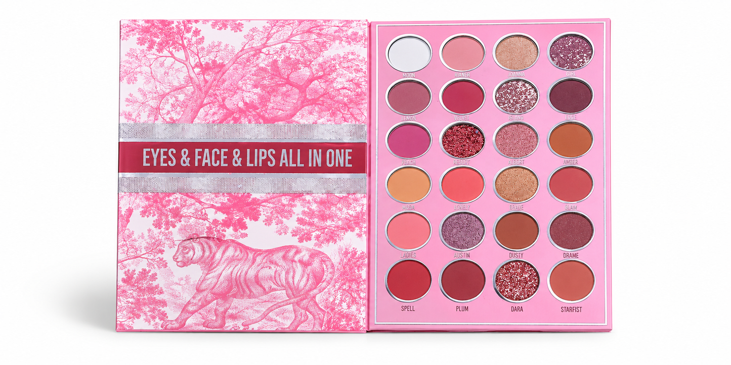 All-in-One Eyes, Face & Lips Book Palette
