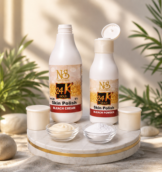 Natural Sweet Skin Polish Bleach Cream & Powder