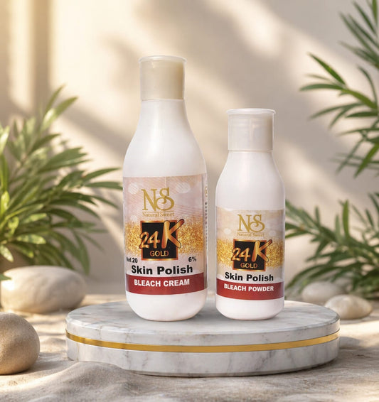 Natural Sweet Skin Polish Bleach Cream & Powder
